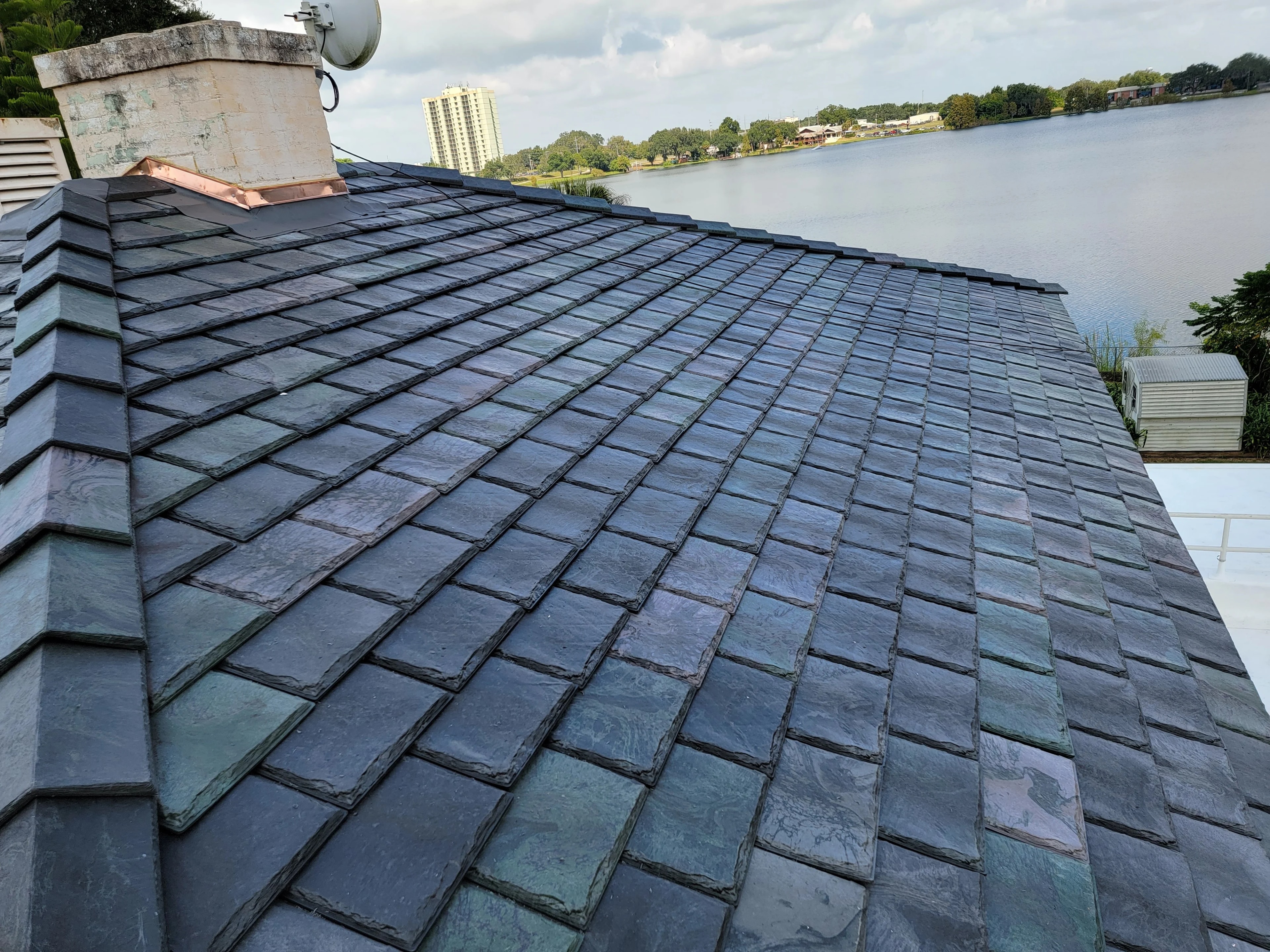 Slate Roofing in Millbrook project 2